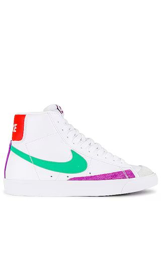 Blazer Mid '77 Vintage Sneaker in White, Stadium Green, & Picante Red | Revolve Clothing (Global)