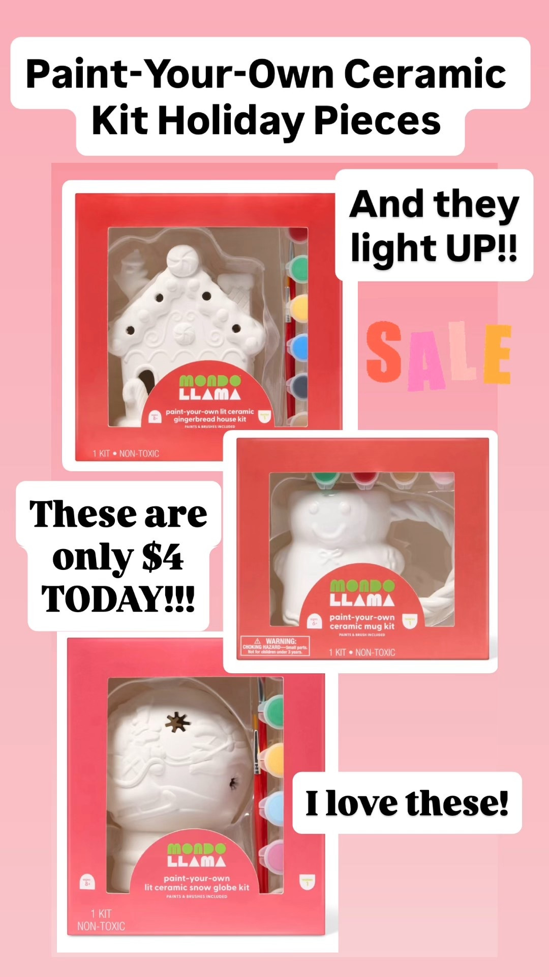 Paint your own holiday ceramic kits!!!! 

#LTKGiftGuide #LTKHoliday #LTKSaleAlert