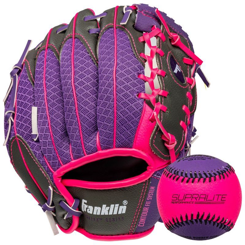 Franklin Sports 9.5'' Meshtek Glove with Ball | Target