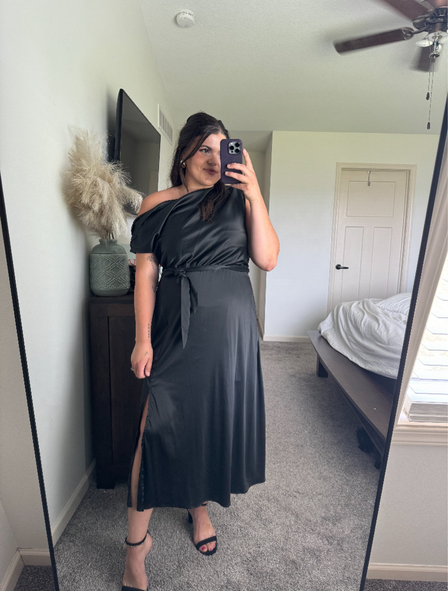 I love this black wedding guest dress for a summer wedding! I’m wearing a size XL. 

#LTKMidsize #LTKStyleTip #LTKWedding