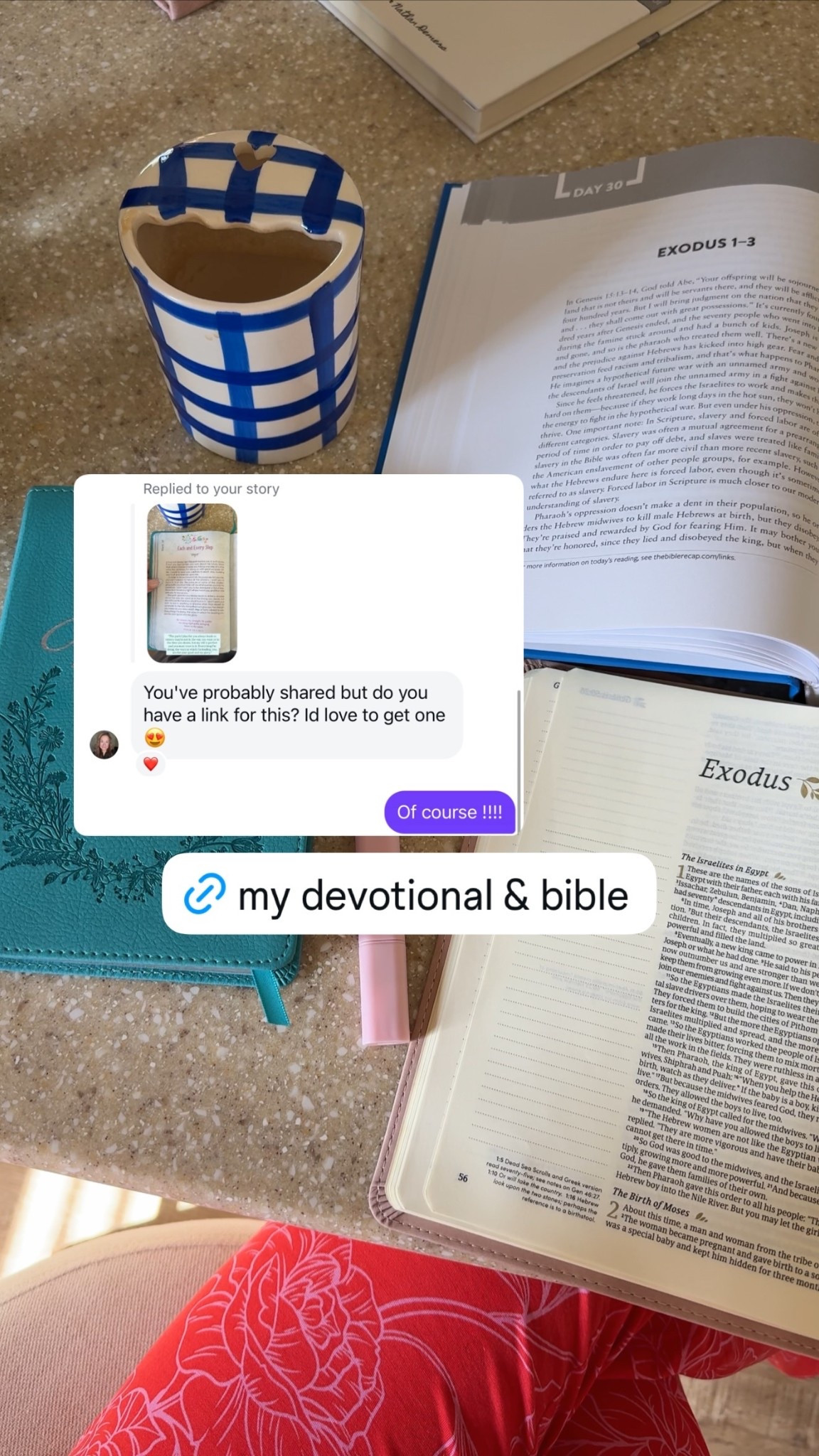 Prioritizing time with God before my day begins!  📖☕️

 

#LTKmorningroutine #LTKdayinmylife #LTKselfcare