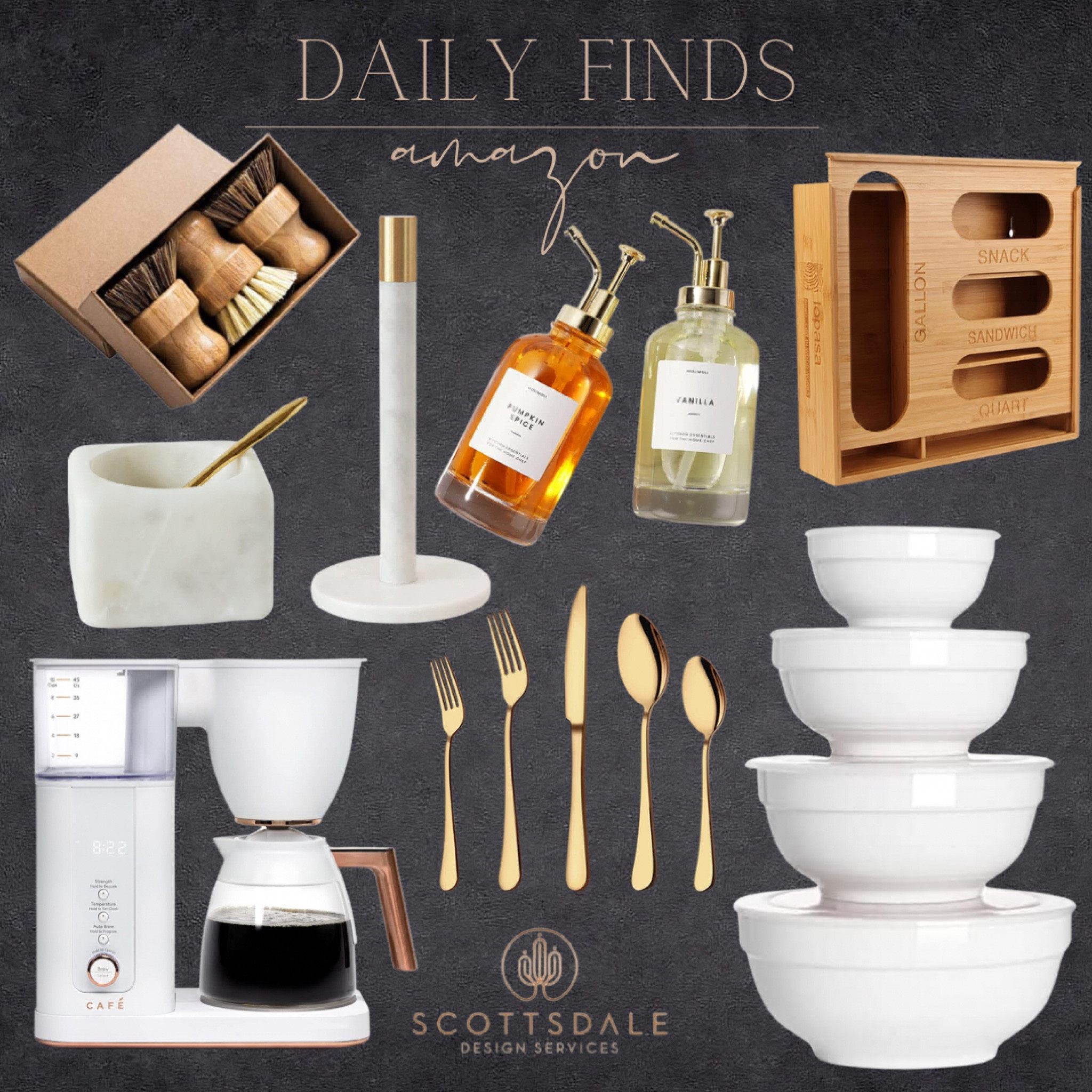 Daily home refresh finds🤍

Gold flatware, white mixing bowls, organizer, drawer organizer, coffee pot, home decor

#LTKhome #LTKFind #LTKunder50