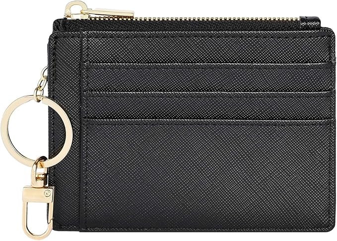 Sodsay Card Case Slim Front Pocket Wallet for Women Credit Card Holder with Keychain | Amazon (US)
