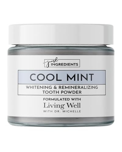 Just Ingredients Whitening Remineralizing Tooth Powder | 60 Day Supply | Toothpaste with Water Activated Formula | Use with Toothbrush for Baking Soda Powered Teeth Whitening | Essential Oils Formula | Amazon (US)