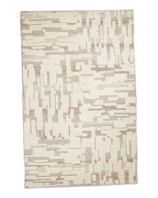 Wool Blend Luxury Hand Knotted Area Rug | TJ Maxx