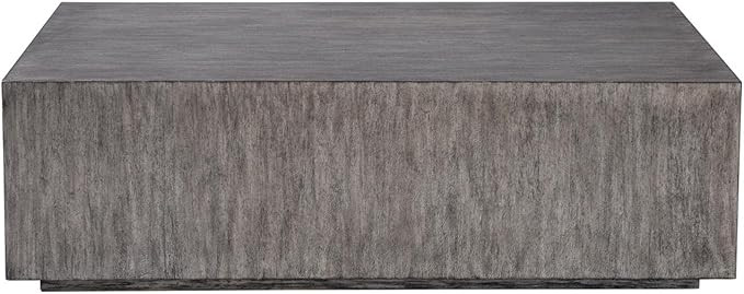 Uttermost Kareem Modern Coffee Table in Metallic Gray | Amazon (US)