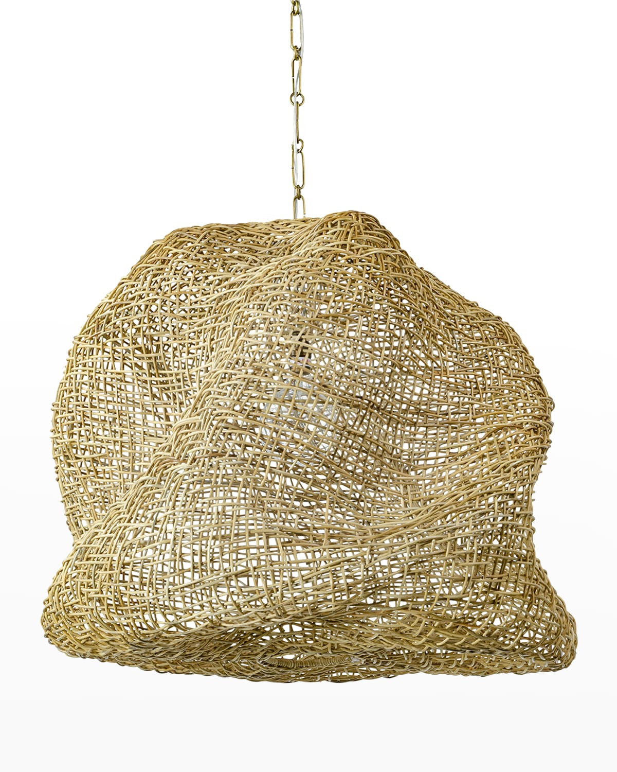 Andorra Wicker Pendant, Large | Neiman Marcus