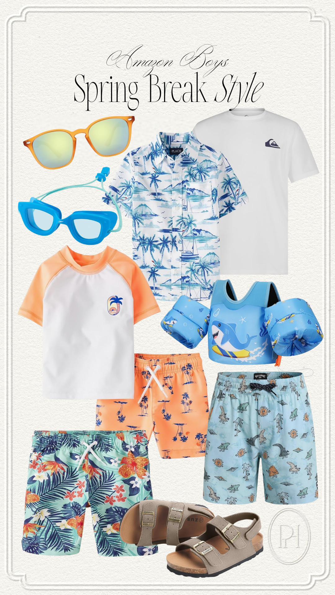 Amazon finds for the boys this spring break!

boys swim trunks, kids swimwear, kids floaties, vacation essentials, kids sunglasses, swim goggles, spring break travel, boys sandals, boys shirt, boys summer fashion, spring break style, family vacation 

 #LTKSwim #LTKTravel #LTKKids