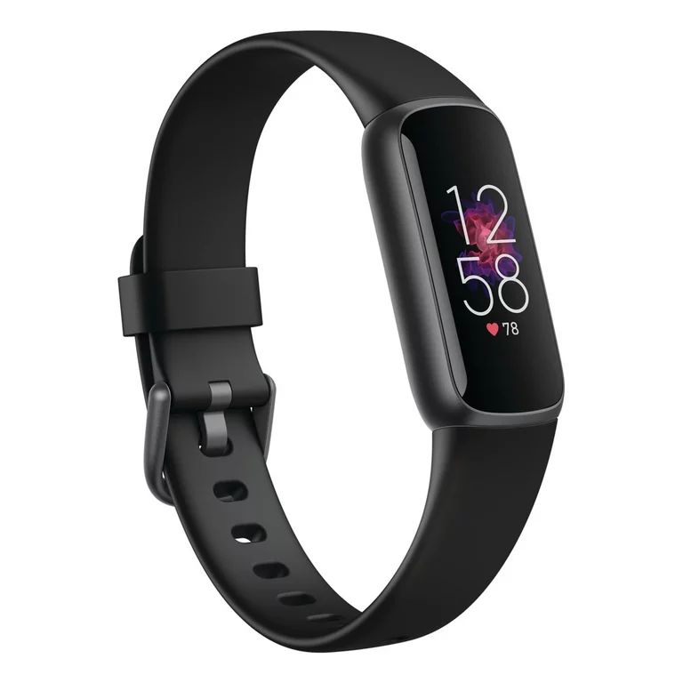 Fitbit Luxe Fitness & Wellness Tracker - Black/Graphite Stainless Steel - Walmart.com | Walmart (US)