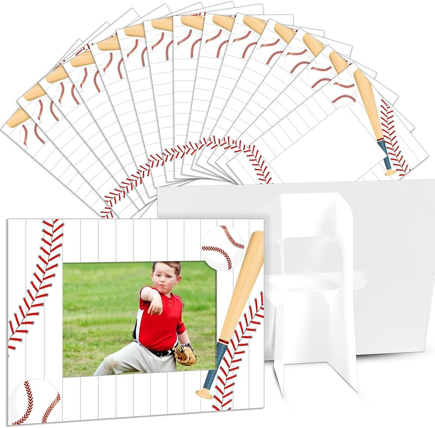 chiazllta Baseball Photo Frame Decorations Sport Themed Photo Frame Gifts Vertically or Horizonta... | Amazon (US)