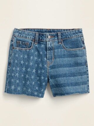High-Waisted Americana Cut-Off Jean Shorts for Women -- 3.5-inch inseam | Old Navy (US)