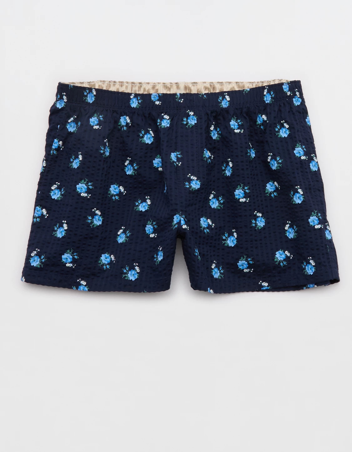 OVERSLEPT by Aerie Around Town Seersucker Boxer | Aerie