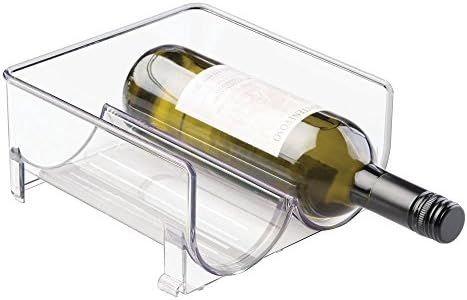 mDesign Plastic Free-Standing Wine Rack Storage Organizer for Kitchen Countertops, Table Top, Pan... | Amazon (US)