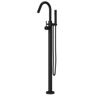 Pfister Modern Single-Handle Freestanding Tub Filler in Matte Black LG6-1MFB - The Home Depot | The Home Depot