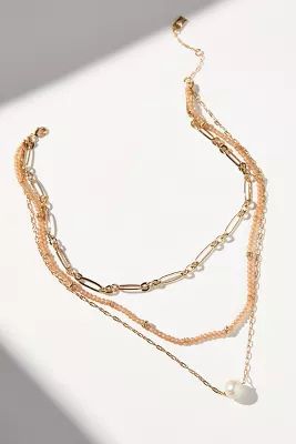 Dainty Layered Pearl Necklace | Anthropologie (US)