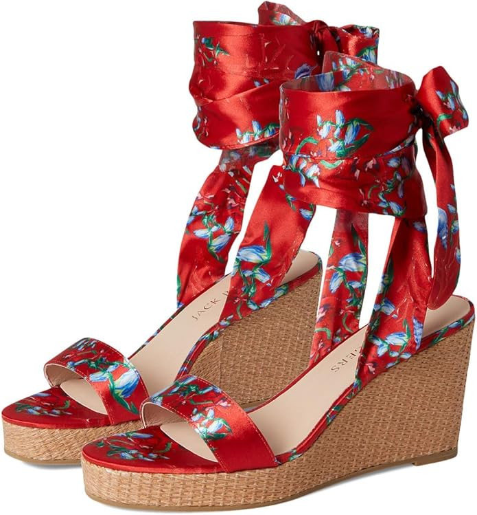 Jack Rogers Women's Deirdre Scarf Wedge Sandal | Amazon (US)