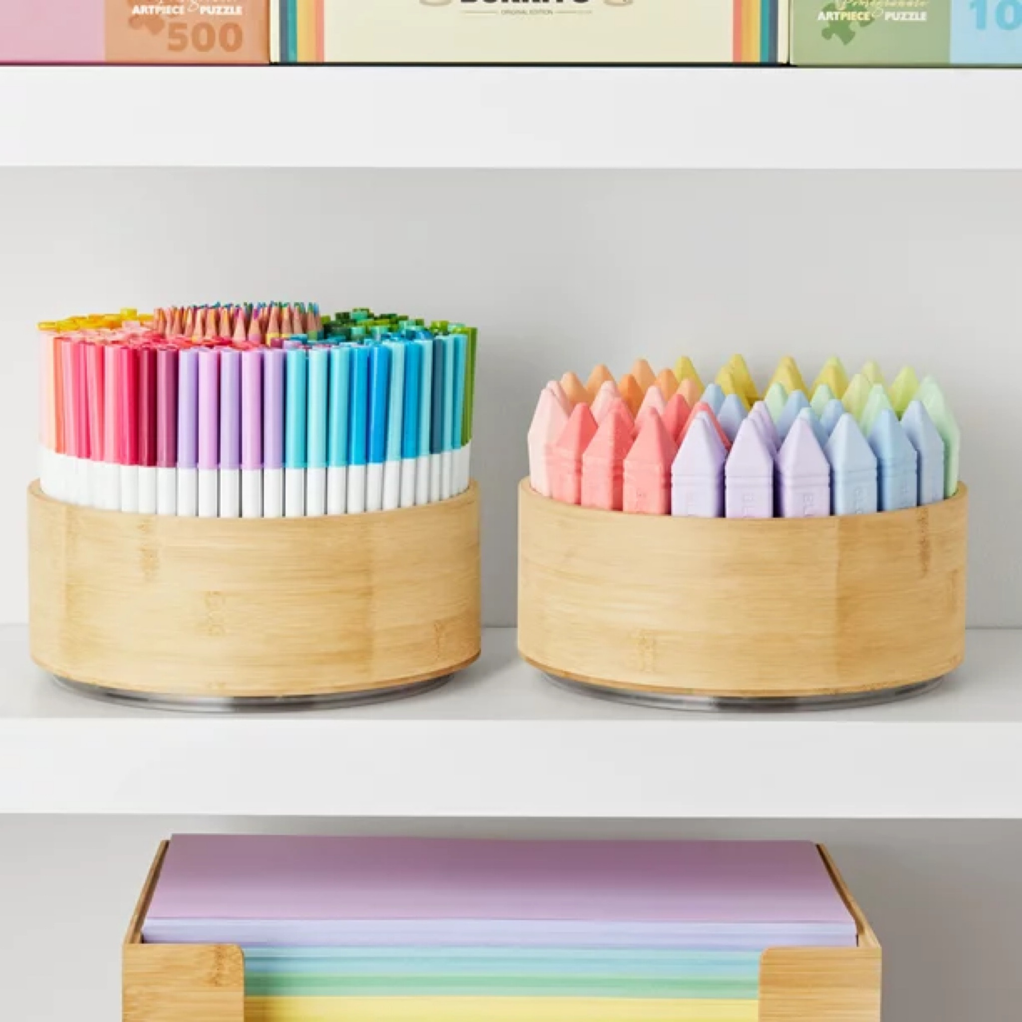 Bamboo turntable organizer storage bins home edit 

#LTKhome #LTKsalealert #LTKunder50