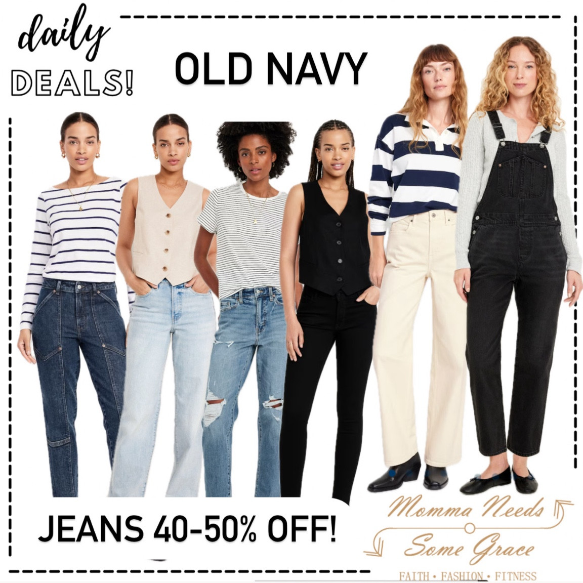 Old Navy jeans for the family 40-50% off!

#LTKBacktoSchool #LTKSaleAlert #LTKFindsUnder100