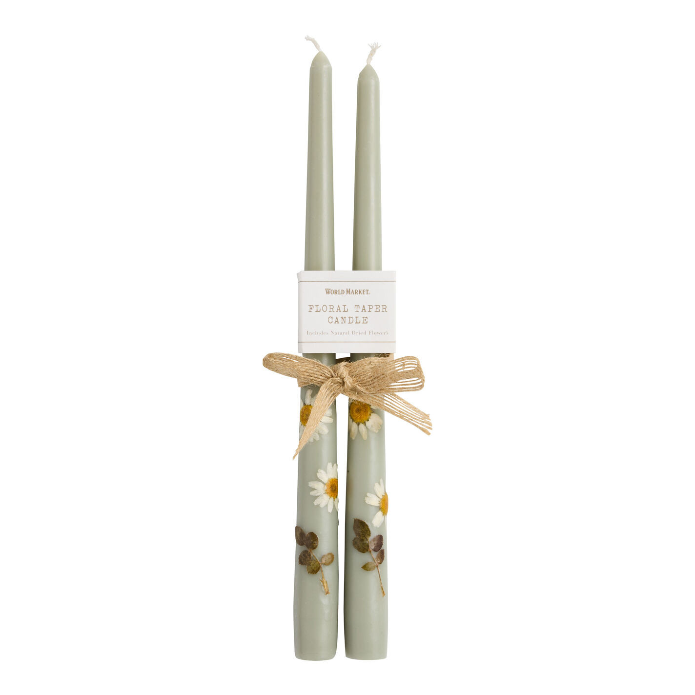 Fall Botanical Taper Candle 2 Pack | World Market
