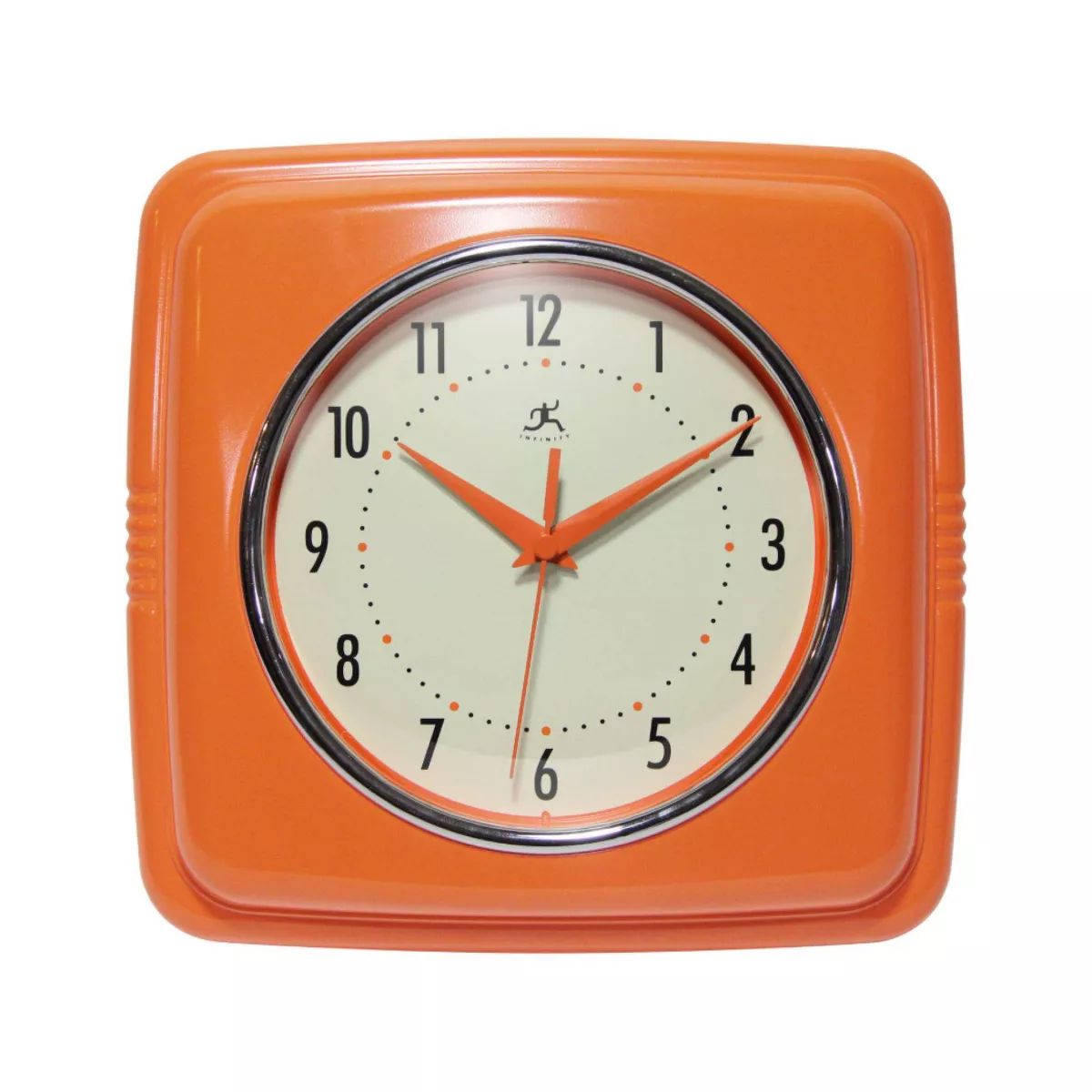 9" Square Retro Wall Clock - Infinity Instruments | Target