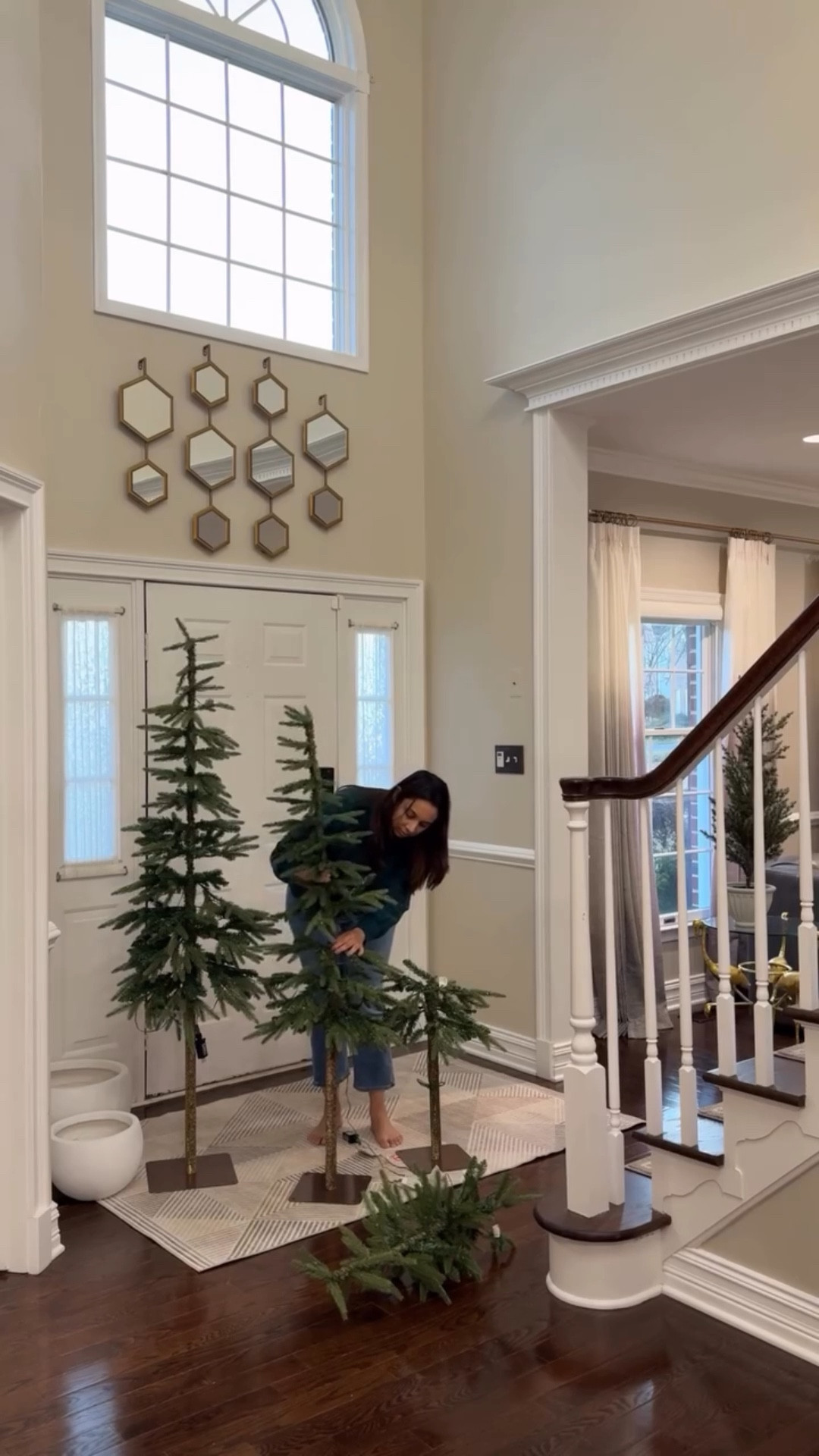 The viral Alpine trees are finallyyyyy back in stock but already selling out fast! I love these because they have beautiful glow and  they  are not bulky,  perfect for foyer or any narrow space! 
My foyer rug is also back in stock! 



#LTKSaleAlert #LTKSeasonal #LTKStyleTip