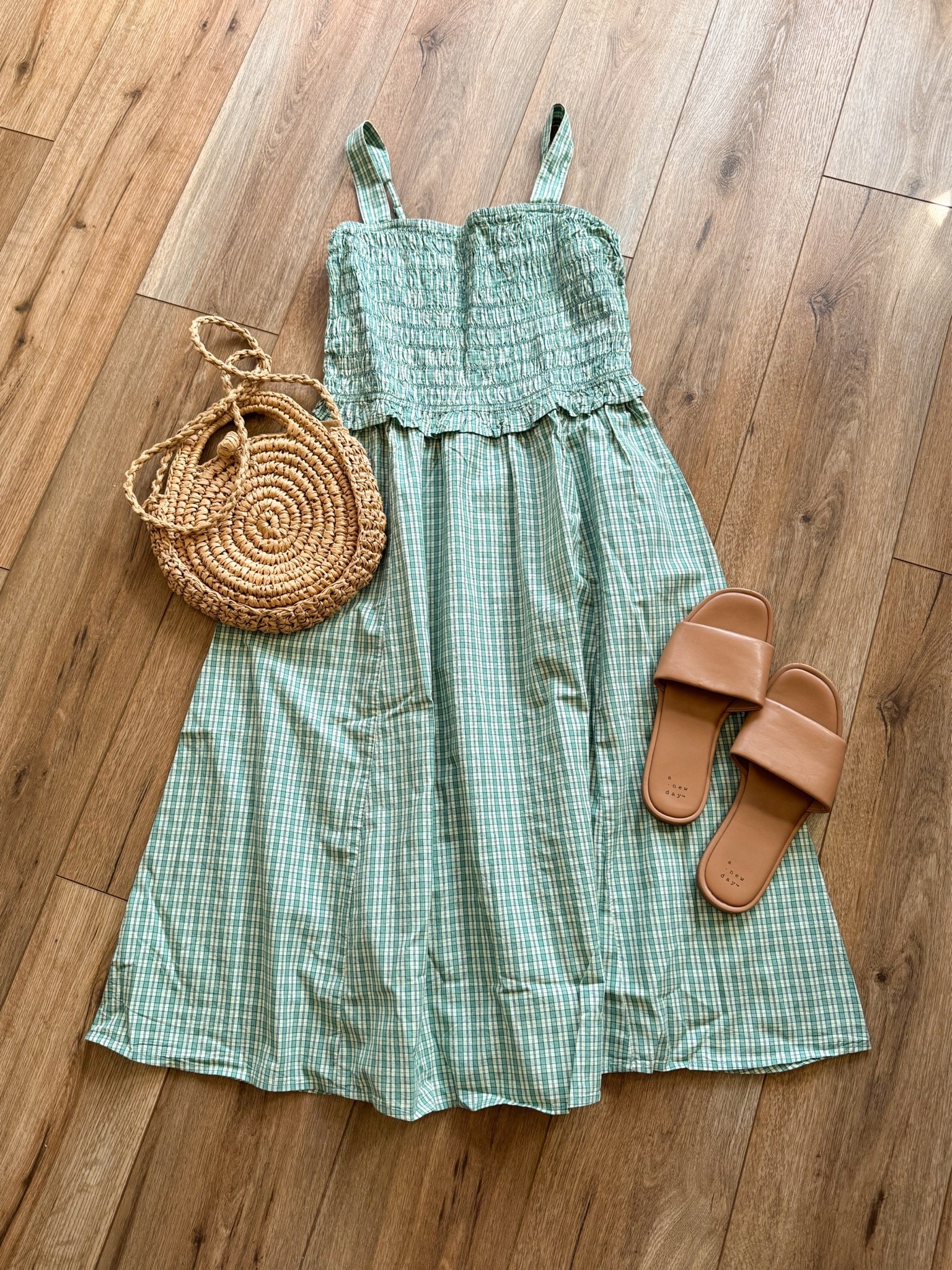 cotton dress from old navy! perfect lightweight cotton fabric for spring and summer. summer dress. green dress. gingham dress. cotton midi dress.

#LTKootd #LTKSaleAlert