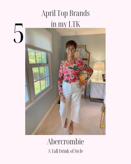 Most popular brands in my LTK shop in April
Abercrombie
Wearing a size 29 long in these ultra soft white wide leg jeans.

Over 50 fashion, tall fashion, workwear, everyday, timeless, Classic Outfits

Hi I’m Suzanne from A Tall Drink of Style - I am 6’1”. I have a 36” inseam. I wear a medium in most tops, an 8 or a 10 in most bottoms, an 8 in most dresses, and a size 9 shoe. 

fashion for women over 50, tall fashion, smart casual, work outfit, workwear, timeless classic outfits, timeless classic style, classic fashion, jeans, date night outfit, dress, spring outfit, jumpsuit, wedding guest dress, white dress, sandals


#LTKOver40 #LTKFindsUnder100 #LTKStyleTip