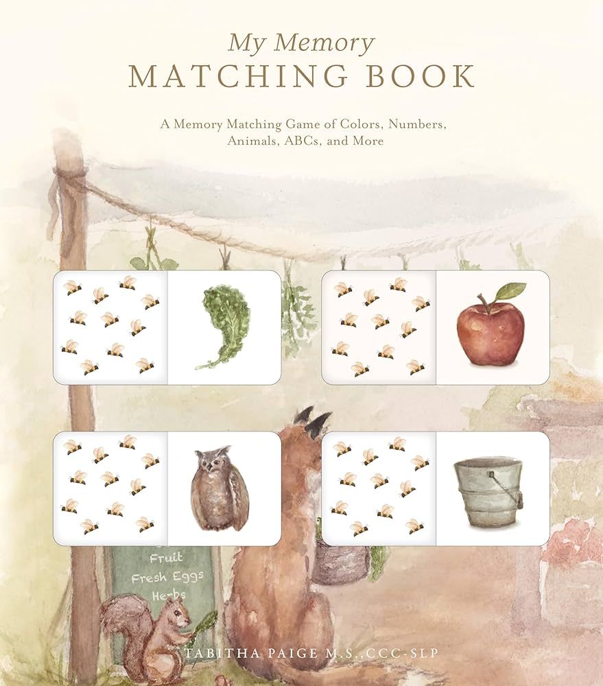 My Memory Matching Book: A Memory Matching Game of Colors, Numbers, Animals, ABCs, and More (Our ... | Amazon (US)