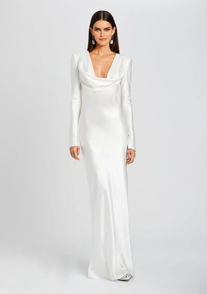 Anna Cowl Evening Dress | Retrofete