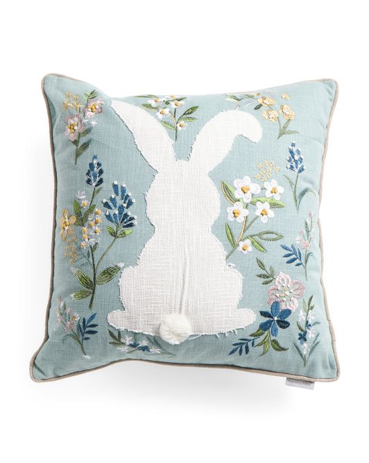 20x20 Embroidered Bunny Pillow | Throw Pillows | Marshalls | Marshalls