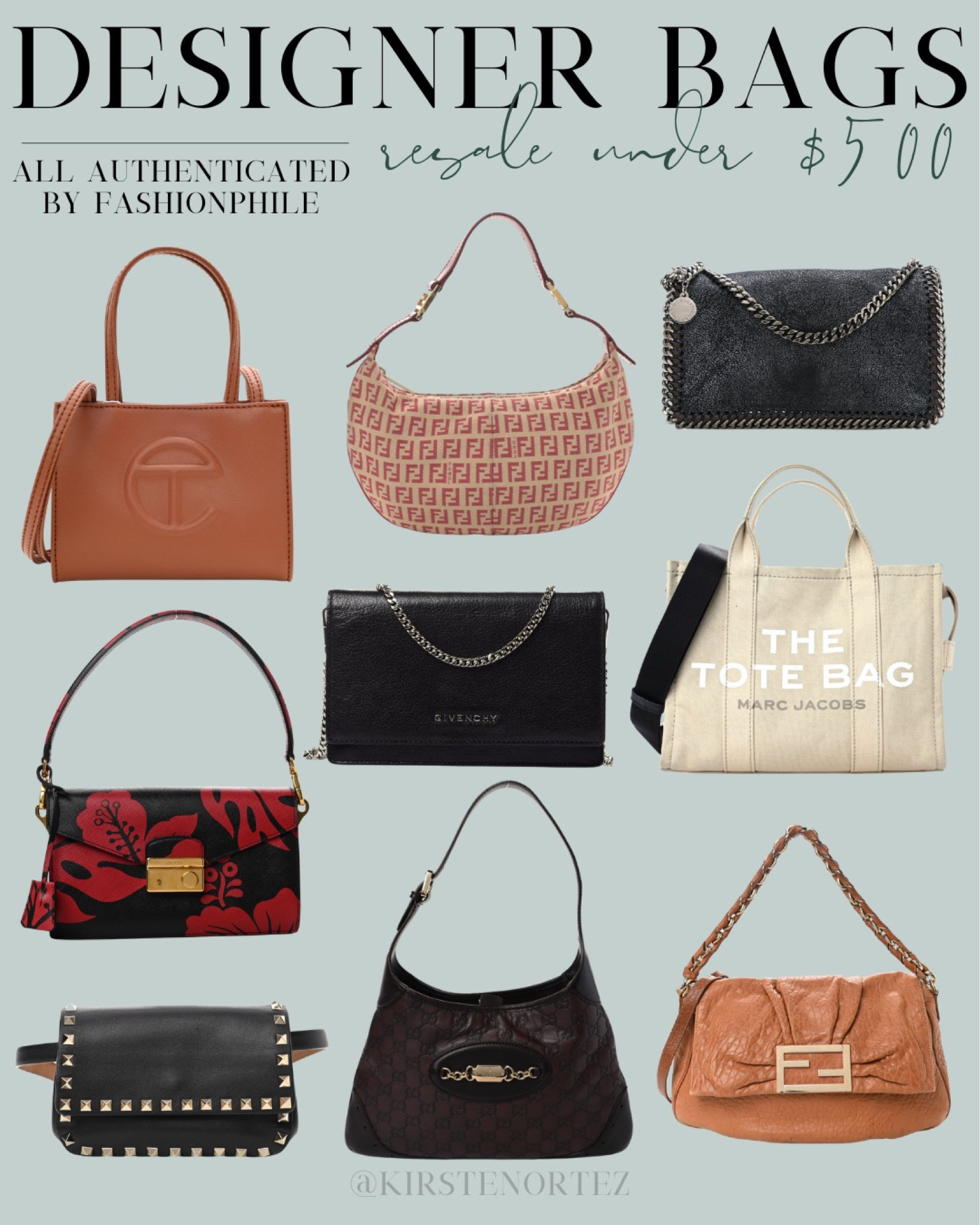 Designer bags, vintage designer bag, resale designer bag, designer bags under $500, prada bag, fendi bag, gucci bag, Valentino belt bag, telfar bag, Stella McCartney bag

#LTKitbag #LTKstyletip #LTKsalealert