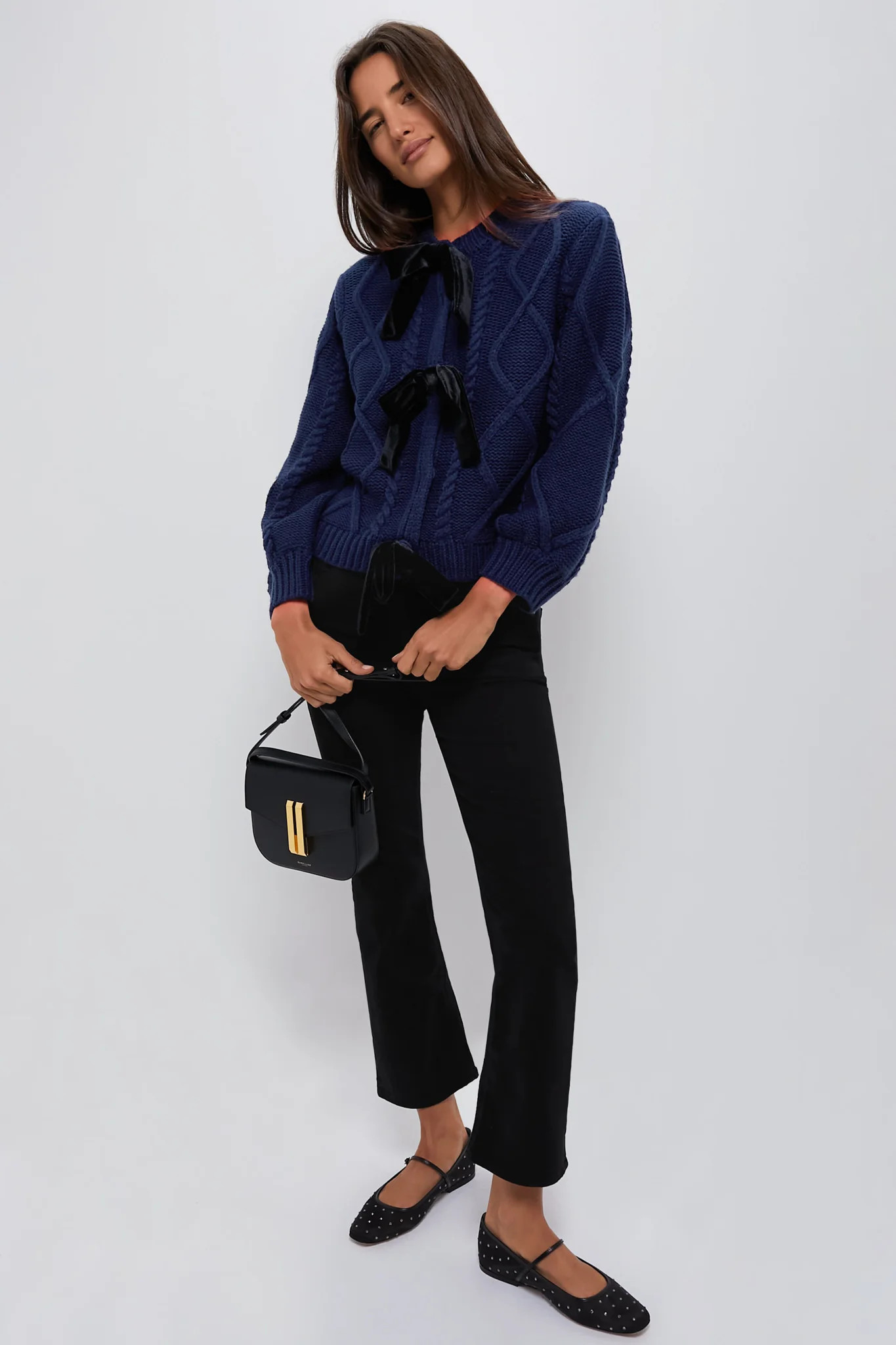 Velvet Bow Bea Cardigan | Tuckernuck (US)