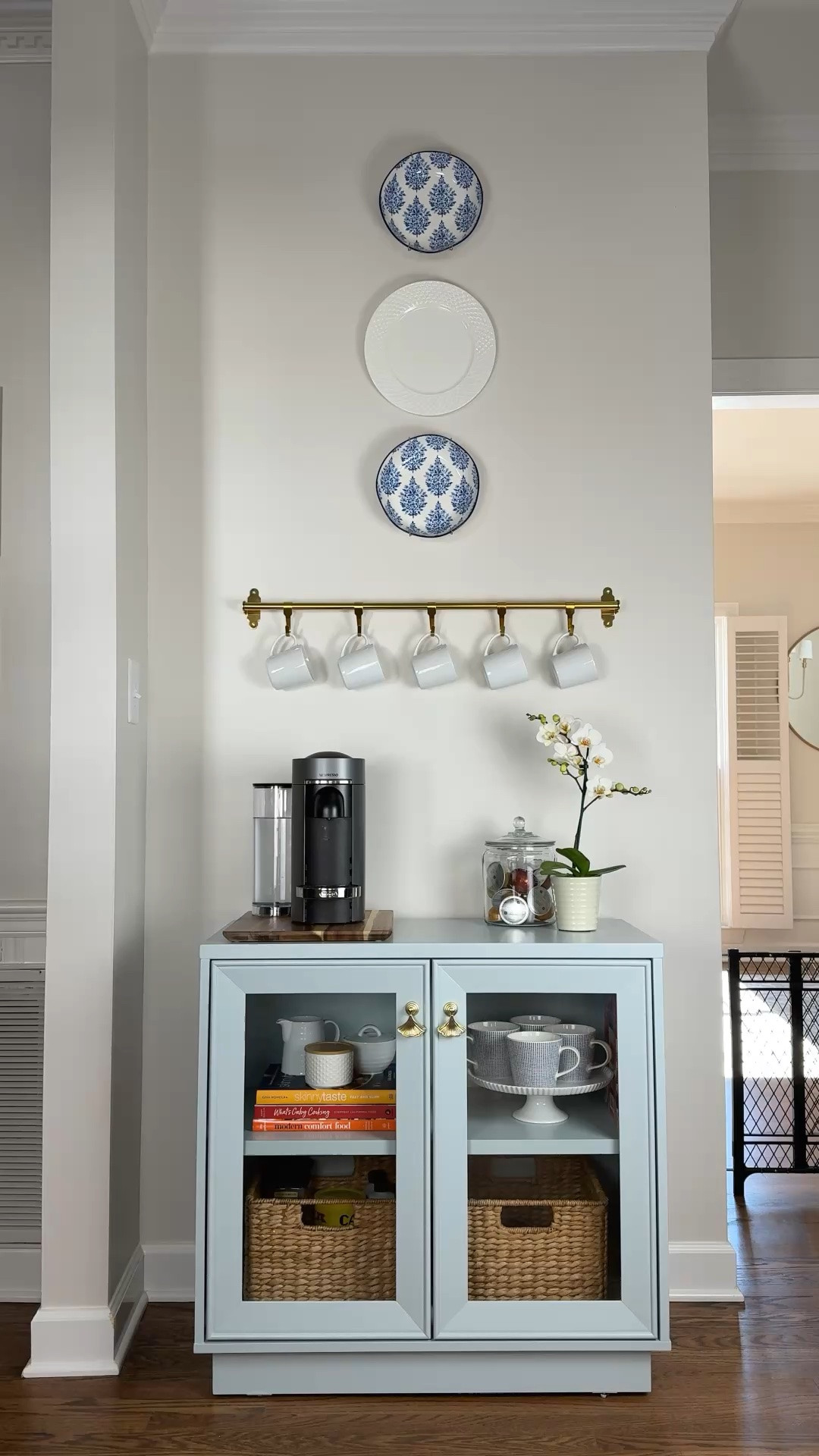 Our kitchen isn’t the biggest, so adding this little cabinet with some coffee essentials helped to save some of our countertop space. A nice spot for my Nespresso (morning necessity)☕️

#LTKHome