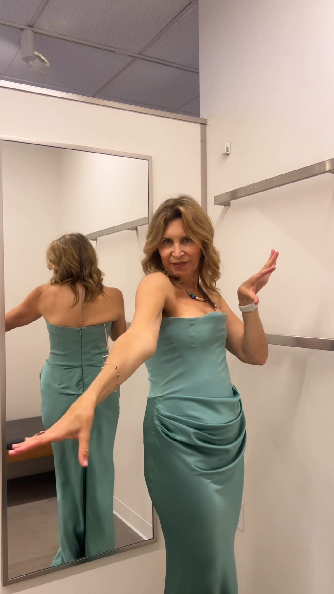 Mother of the bride dress part 3 
The corset runs very small. I went up one size but could have gone up 2 sizes.

#LTKOver40 #LTKWedding