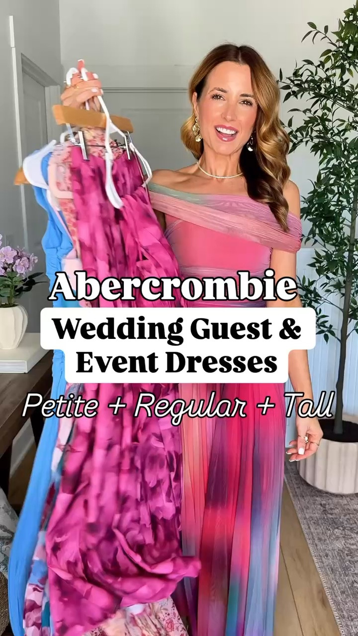 The prettiest wedding guest dresses and spring dresses from Abercrombie! Wedding guest dress. Spring wedding guest. Summer wedding guest. Spring dresses. Resort wear. Resort outfit. Vacation outfit. Cruise outfit. Dinner date outfit. Date night outfit. Destination wedding. Gold heels are TTS. 
*XXS petite in each and sized up to XS petite in the Giselle cut-out dress (#2). XXS in top and XXS in petite skirt set!


#LTKWedding #LTKootd #LTKTravel