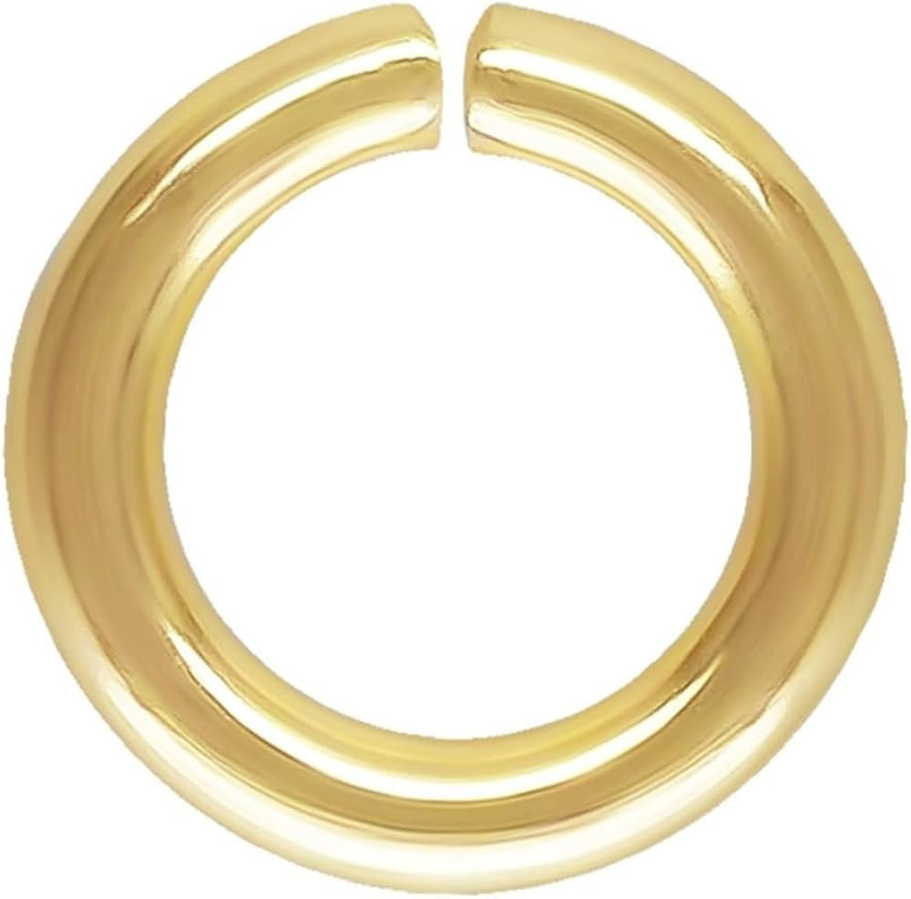 50pcs 14K Gold Filled 3.5mm Open Jump Rings, 22 ga Made in USA | Amazon (US)