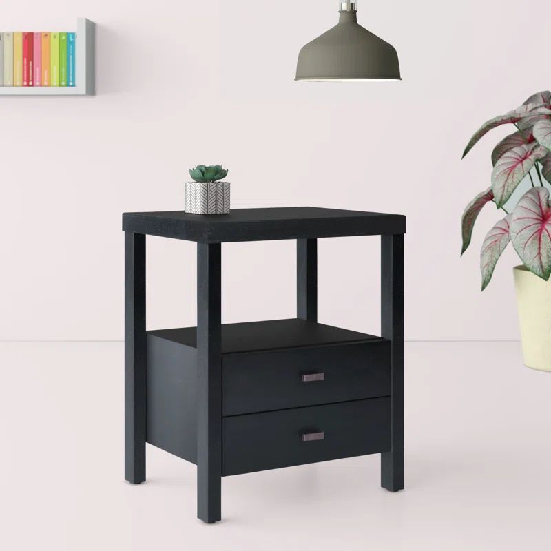 Leflore Solid + Manufactured Wood Nightstand | Wayfair North America