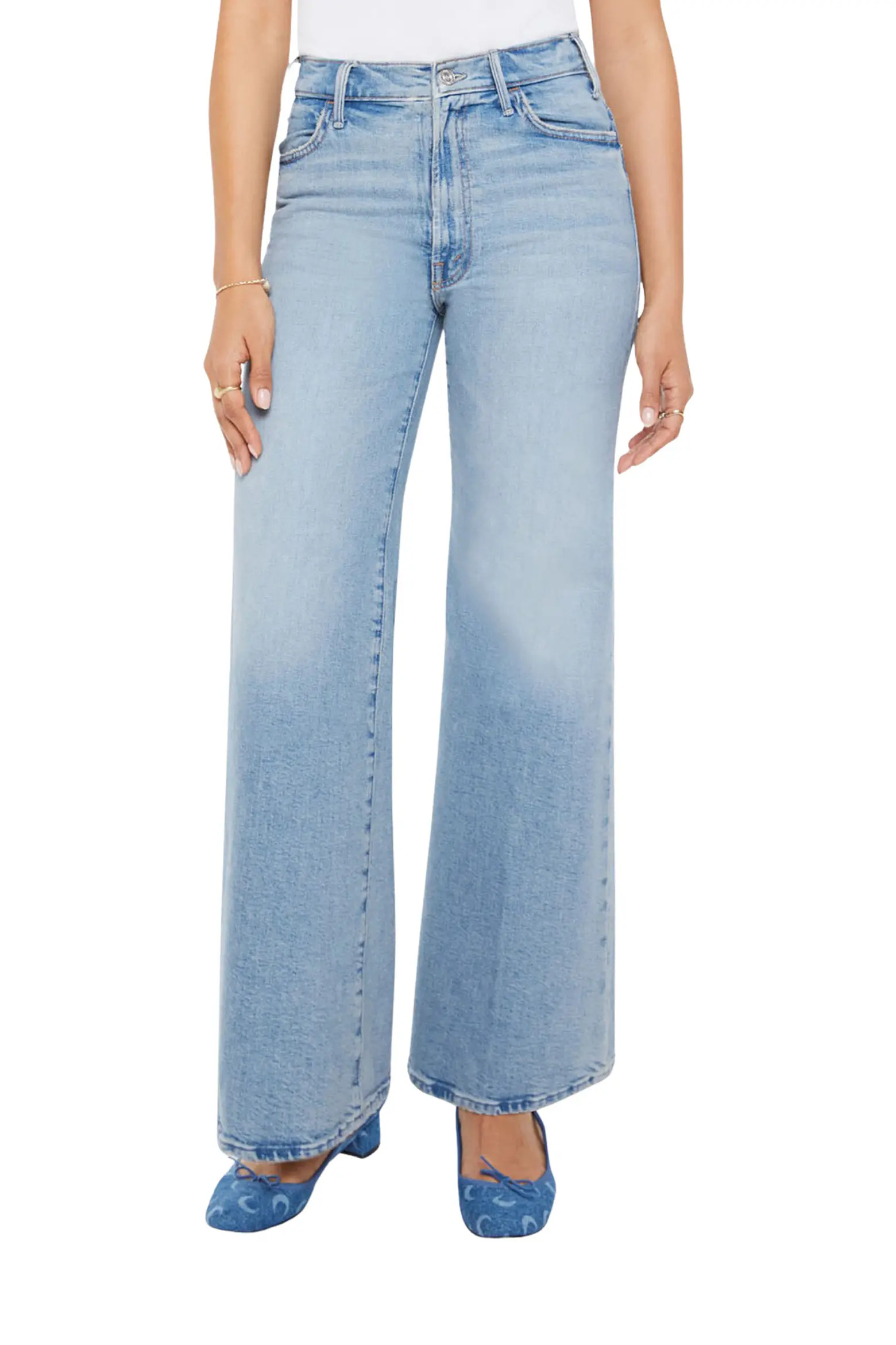 Lil Hustler Roller Sneak Wide Leg Jeans (Women) | Nordstrom | Nordstrom