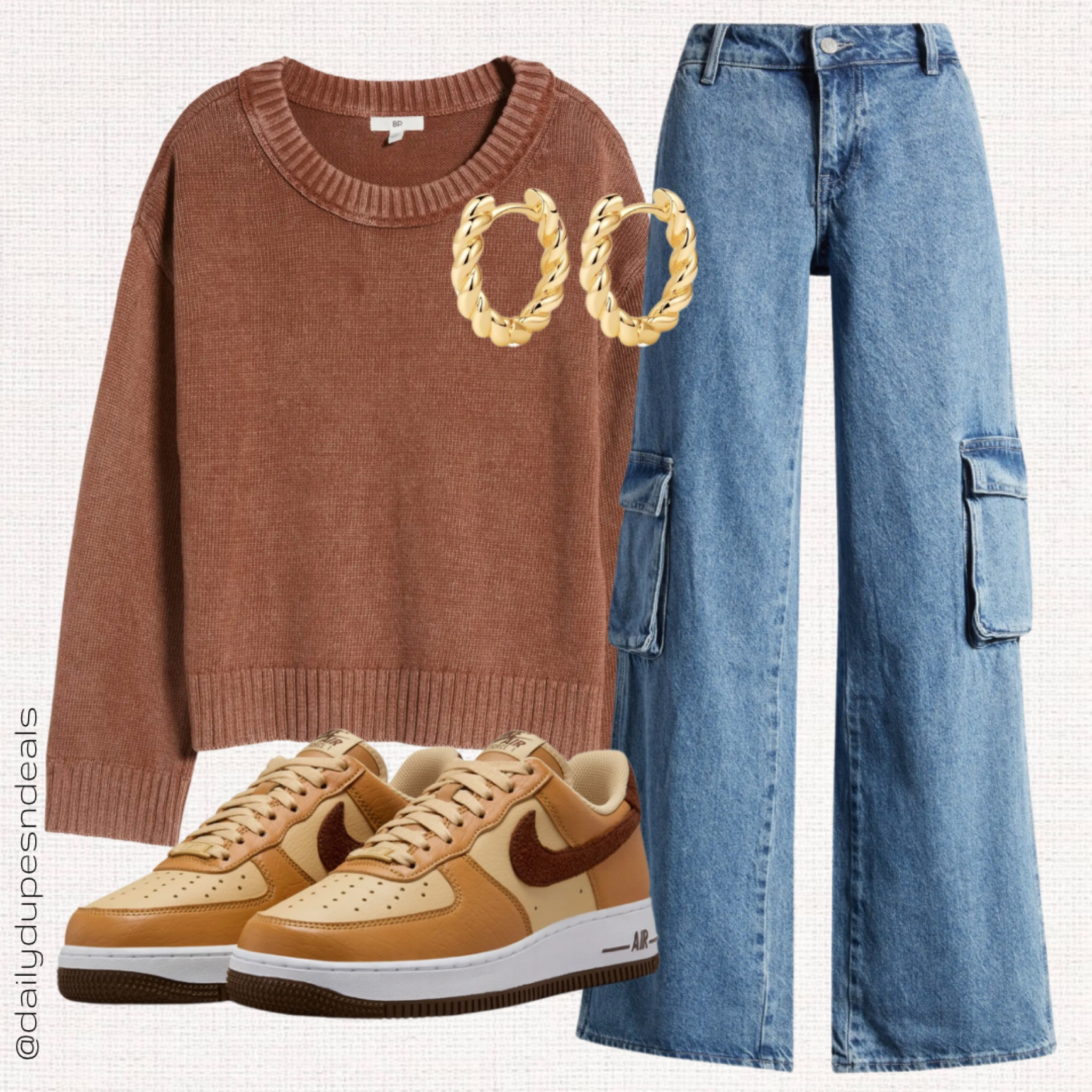 Fall winter Amazon Nordstrom sweater cargo wide leg denim jeans Nike sneakers 

#LTKSeasonal #LTKfindsunder100 #LTKstyletip