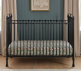 Chris Loves Julia Convertible Iron Crib | Pottery Barn Kids