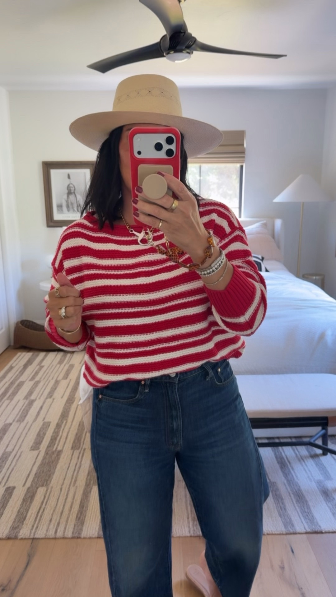 This sweater has been restocked in all sizes! I’m wearing a medium in the top and a size 30 in the pants (I’m a curvy size 8), shoes fit tts (I’m a 9.5/10 and did a 9.5).

#LTKOver40 #LTKMidsize #LTKootd