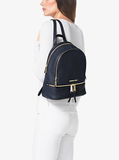 Rhea Medium Leather Backpack | Michael Kors (UK)