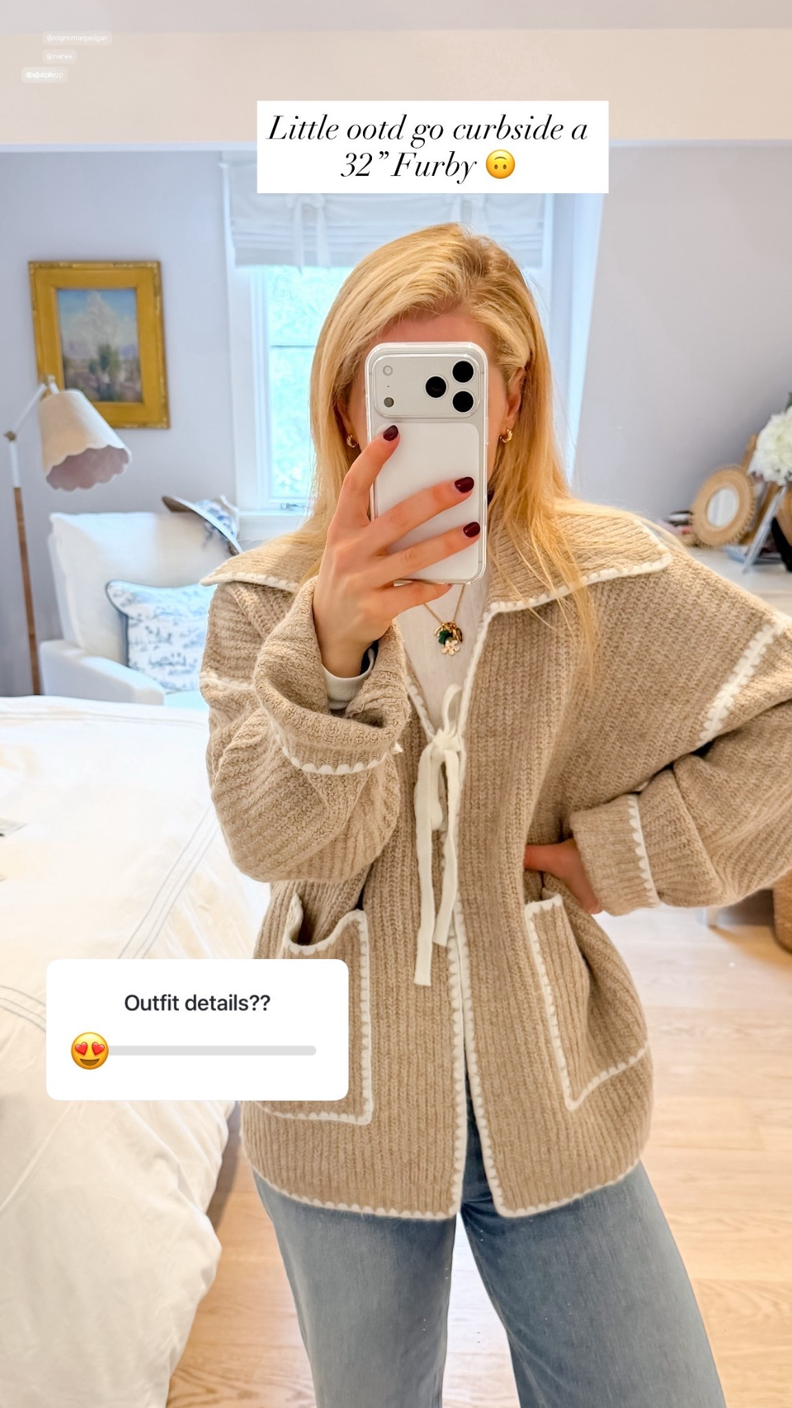 Causal ootd, winter sweater, classic style, whipstich, what to wear today

#LTKgrwm #LTKmomlife #LTKootd