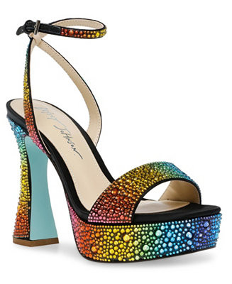 Betsey Johnson Women's Beth Platform Dress Sandals & Reviews - Evening & Wedding - Shoes - Macy's | Macys (US)