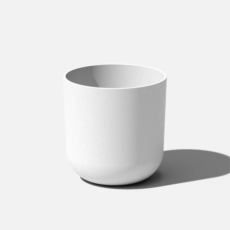Veradek Mason Series Kona 15" Plastic-Stone Planter - White | Walmart (US)