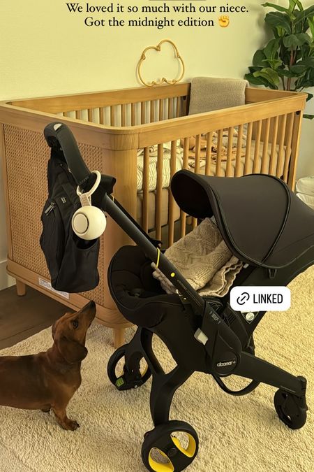 Obsessed with this stroller. It’s so lightweight and compact, definitely recommend. We got the midnight edition. Also linked our crib, portable sound machine and rug

#LTKBaby