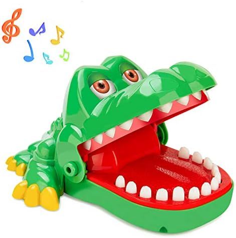 iShyan Crocodile Teeth Toys Game for Kids, Crocodile Biting Finger Dentist Games with Sounds Funn... | Amazon (US)
