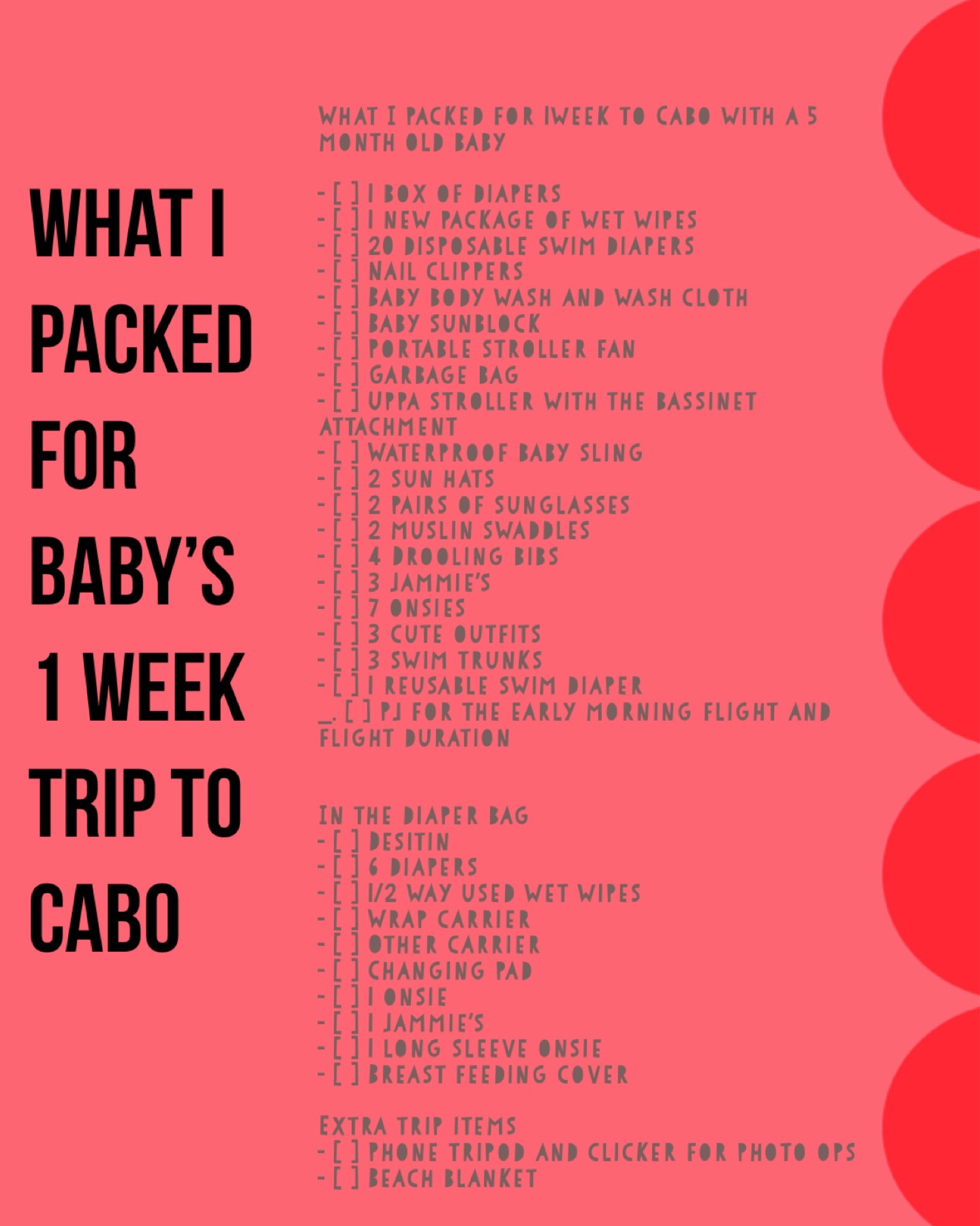 If you were like me a week ago, I was completely stumped on what I should pack for a baby under the age of one for a week long vacation. I did tons of research and of course there’s always trial and error so here is an updated list!

#LTKkids #LTKtravel #LTKfamily