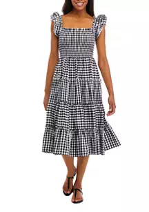 Women's Smocked Midi Dress | Belk