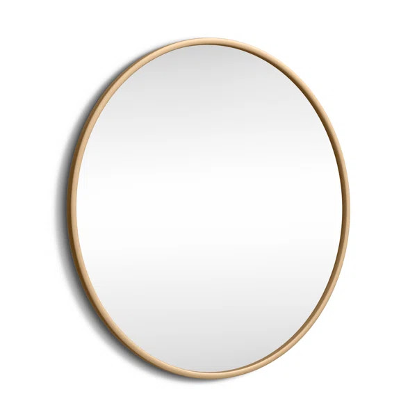 Sabine Metal Round Wall Mirror | Birch Lane